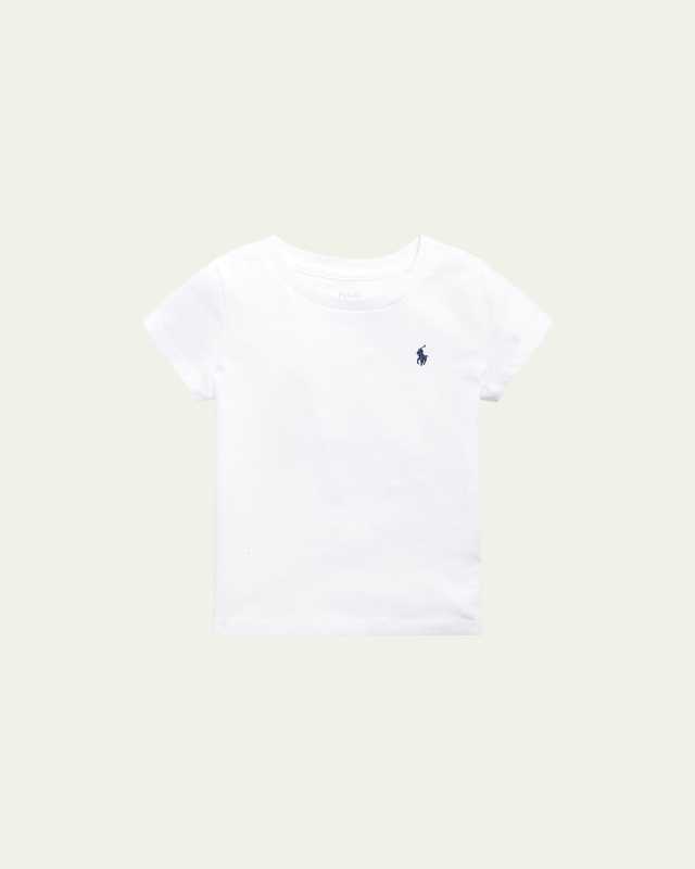 Girl's Logo Embroidered T-Shirt, Size 4-6X